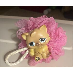 LPS Persian Cat 2.5” Figure Bath Sponge Scrubber Hasbro 2007 New